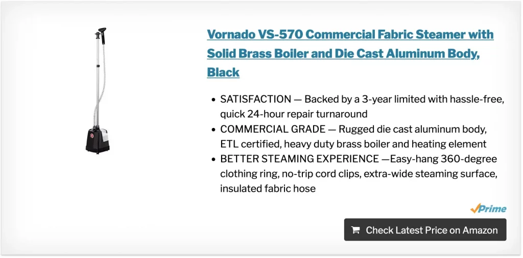 Vornado VS-570 Commercial Steamer